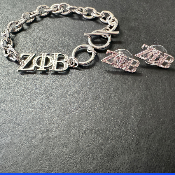 ΖΦΒ Jewelry Set *Earrings & Bracelet*