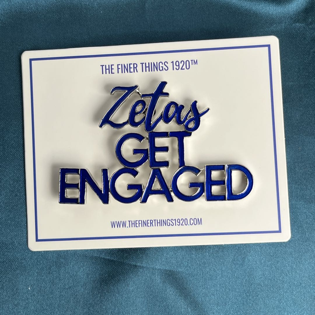 Zetas Get Engaged: Vote Pin