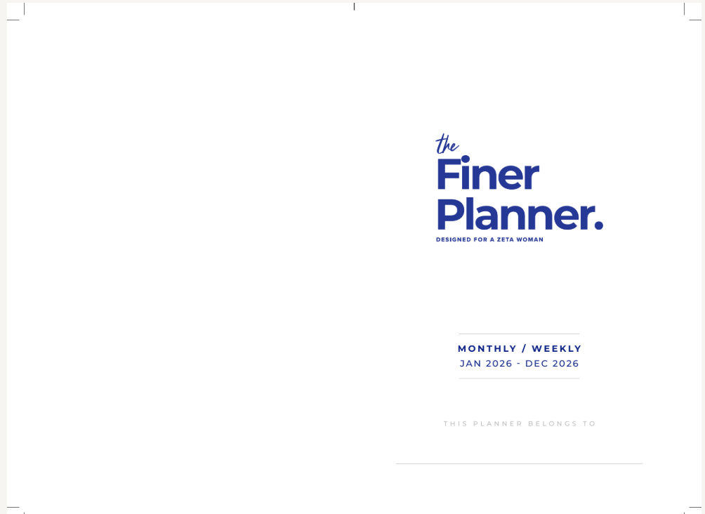 2026 FINER Planner