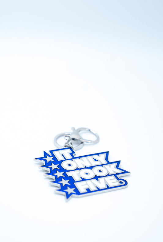 "It Only Took Five" Bag Charm