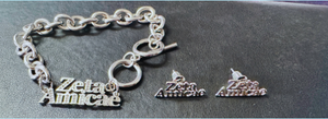 Zeta Amicae Jewelry Set - Earrings & Bracelet