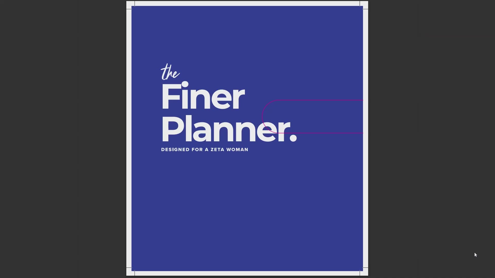 Finer Planner at a Glance
