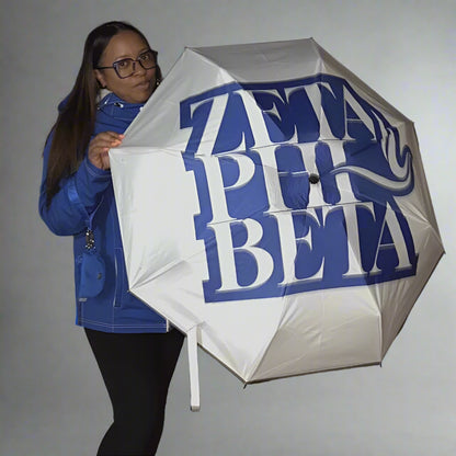 Zeta Phi Beta Compact Umbrella