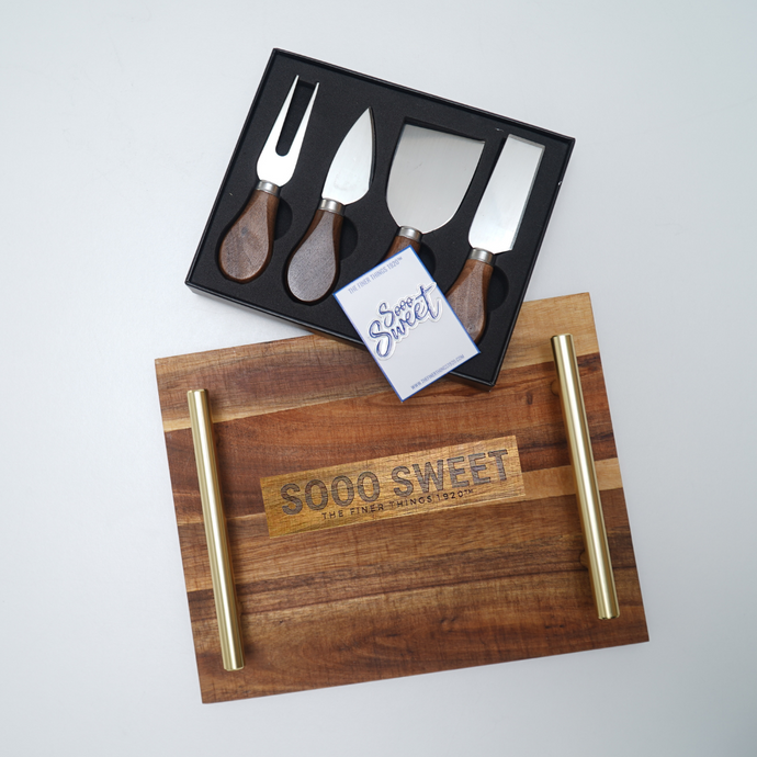 Sooo Sweet Charcuterie Board & Knife Set